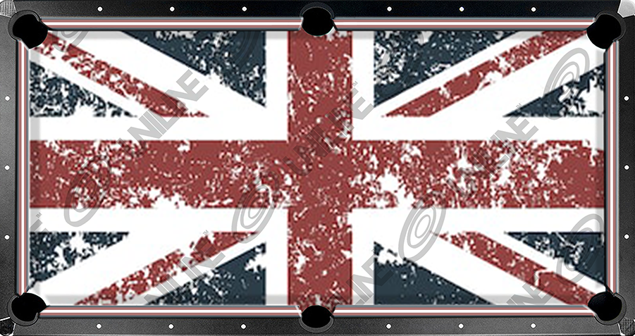 Paño de billar de bandera Reino Unido 14001025