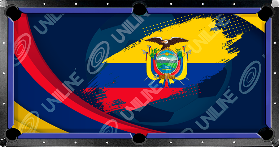 Paño de billar futbolero Ecuador 14001080